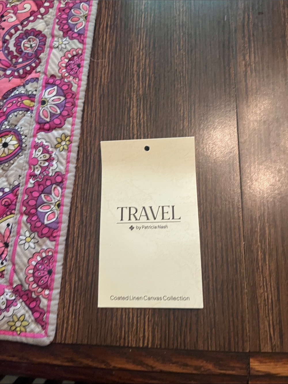Travel makeup case by Patricia Nash brand new comes w dust bag too - Picture 7 of 7